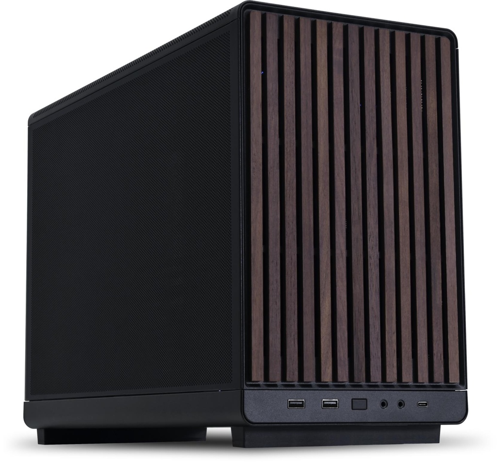 LIAN LI micro ATX/Micro-ITX Black/Wood Micro Tower PC Lian Li A3-mATX Wood Edition Black (G99.A3X-WD.00) G99.A3X-WD.00