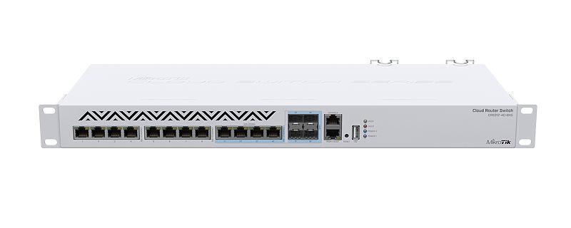 MIKROTIK Type L3 Rack 1U 8x10Base-T / 100Base-TX 4xSFP 1xRJ45 CRS312-4C+8XG-RM