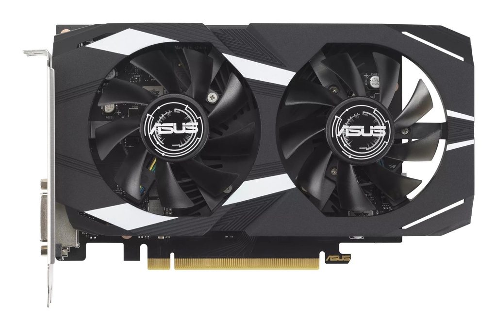 ASUS NVIDIA GeForce RTX 3050 6 GB GDDR6 96 bit PCIE 4.0 16x Dual Slot Fansink 1xDVI-D 1xHDMI 1xDisplayPort DUAL-RTX3050-