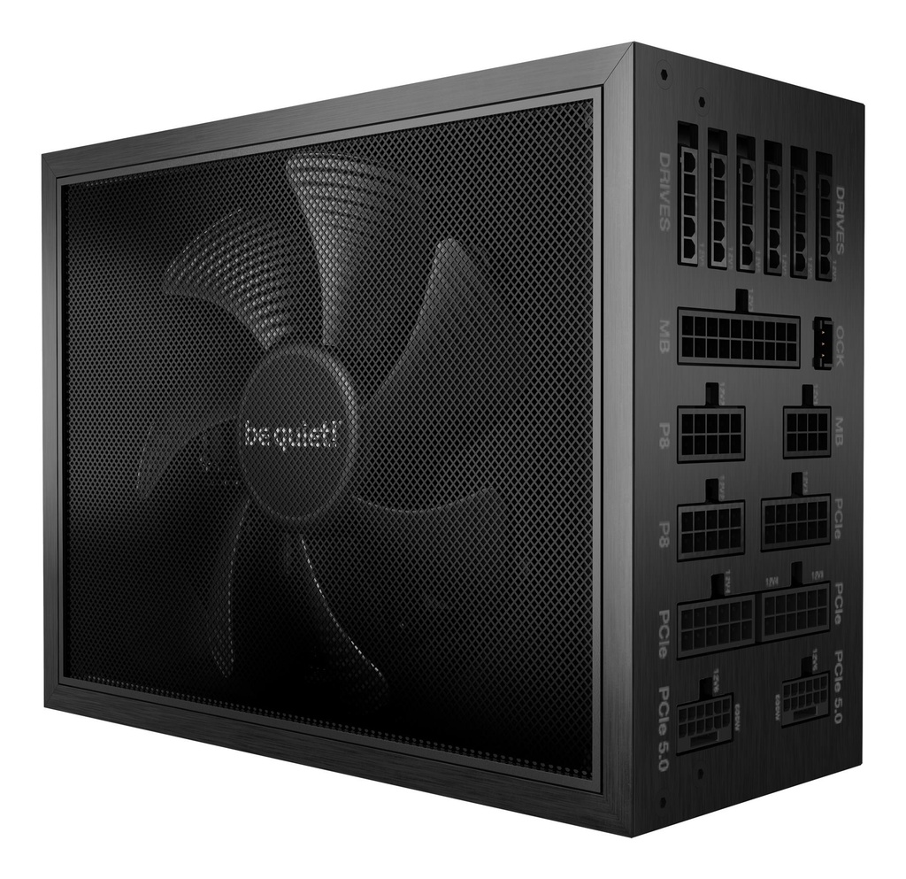 BE QUIET 1300 Watts Peak Power 1400 Watts Efficiency 80 PLUS TITANIUM PFC Active MTBF 100000 hours BN331