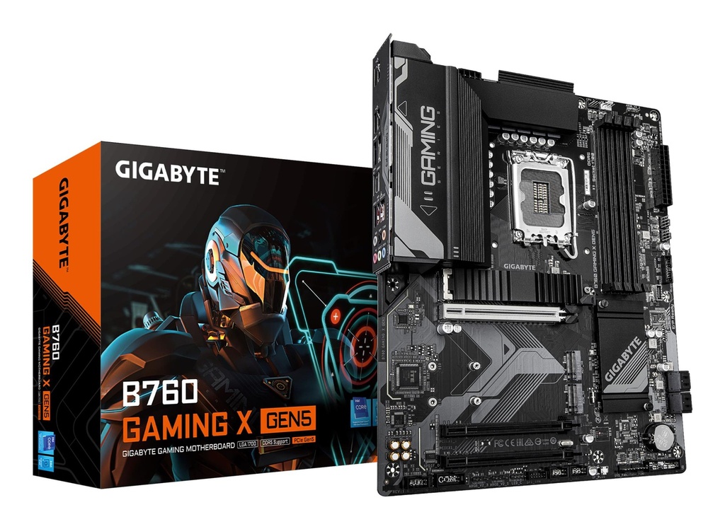 GIGABYTE Intel B760 Express LGA1700 ATX Memory DDR5 Memory slots 4 B760GAMINGXGEN5