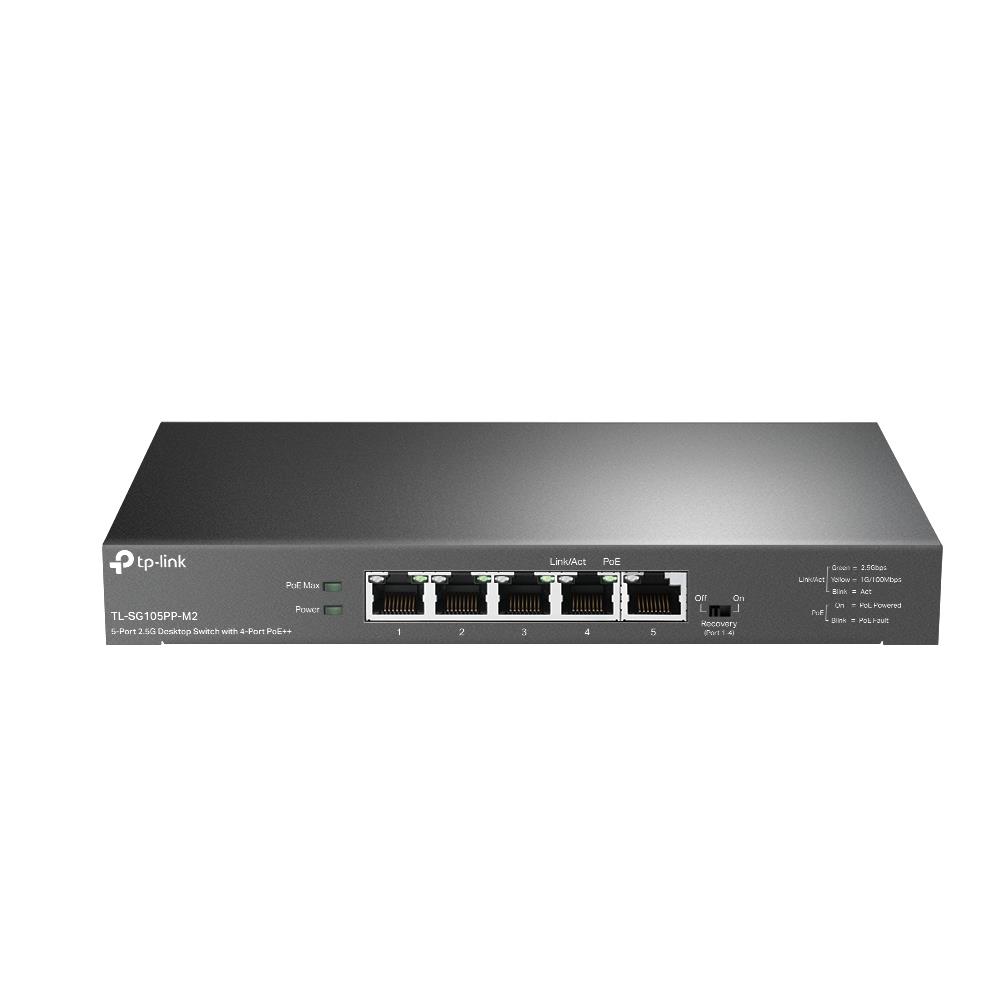 TP-LINK TL-SG105PP-M2 Desktop/pedestal 5x2.5GbE TL-SG105PP-M2