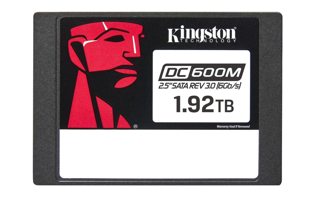 KINGSTON DC600M 1920 GB Serial ATA III 3504xTBW rating MTBF 2000000 h Read speed 560 MB/s Write speed 530 MB/s 2.5" SEDC