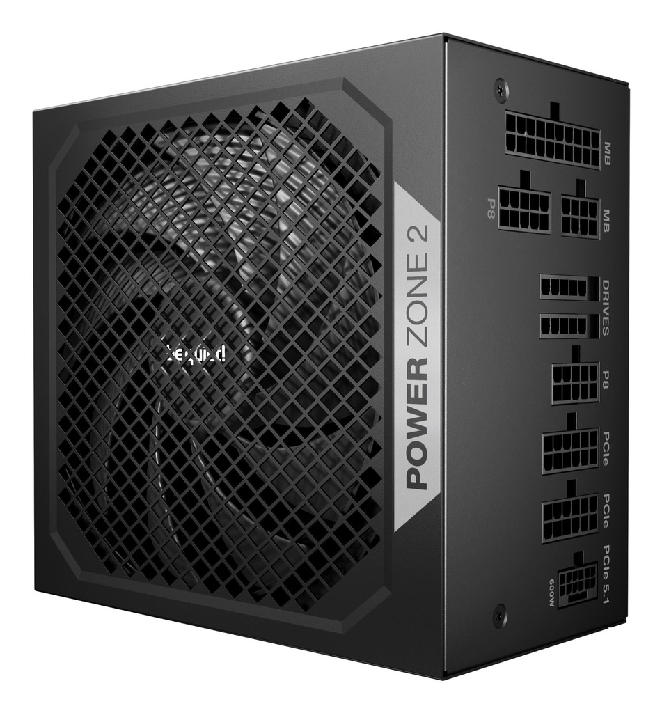 BE QUIET POWER ZONE 2 850 Watts Peak Power 920 Watts Efficiency 80 PLUS PLATINIUM MTBF 100000 hours BP007EU