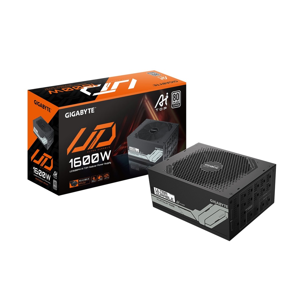 GIGABYTE GP-UD1600PM PG5 1600 Watts Efficiency 80 PLUS PLATINIUM PFC Active GP-UD1600PMPG5