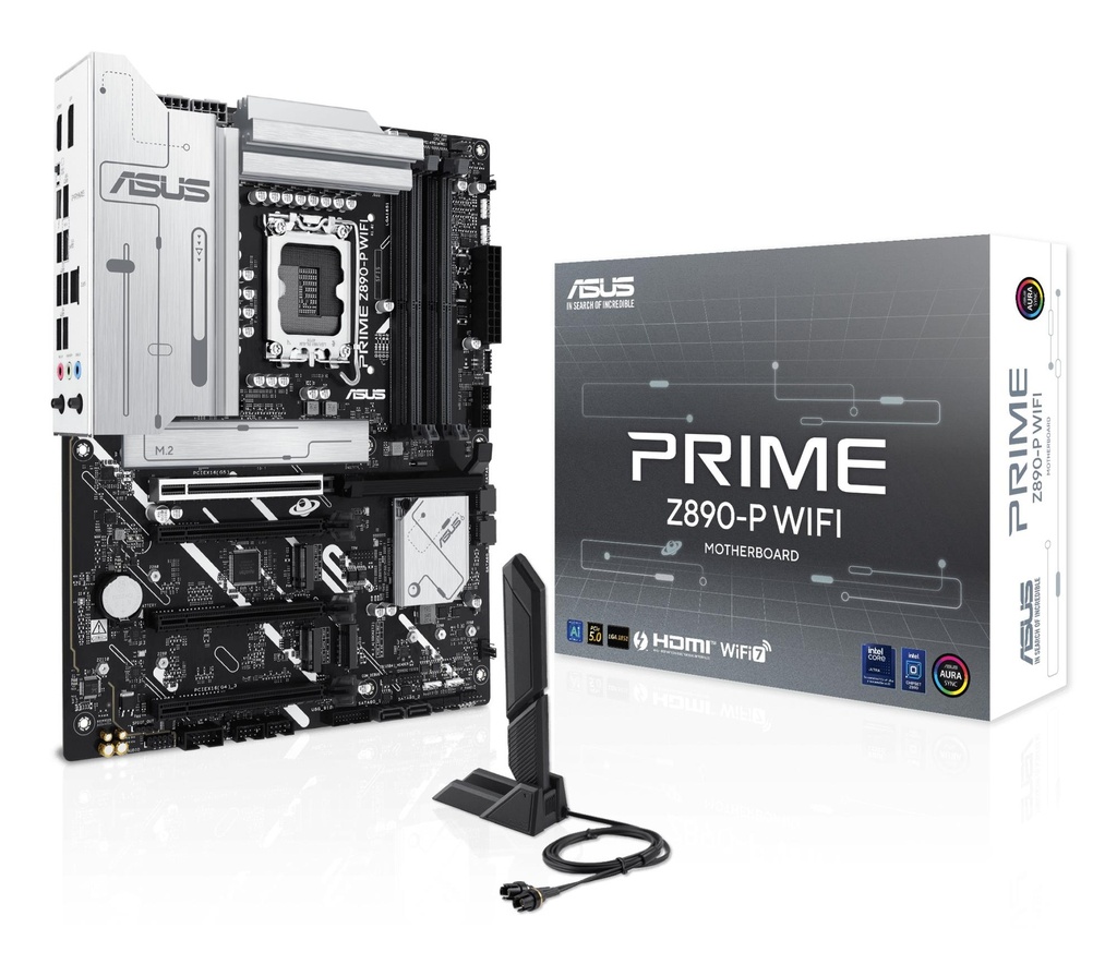 ASUS Intel Z890 LGA1851 ATX Memory DDR5 Memory slots 4 3xPCI-Express 4.0 16x 1xPCI-Express 5.0 16x 4xM.2 1xHDMI 1xDispla