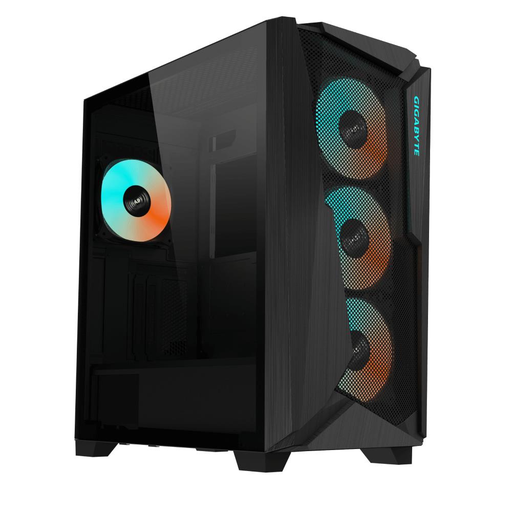 GIGABYTE C301G V2 BLACK MidiTower Case product features Transparent panel Not included ATX EATX MicroATX MiniITX Colour 