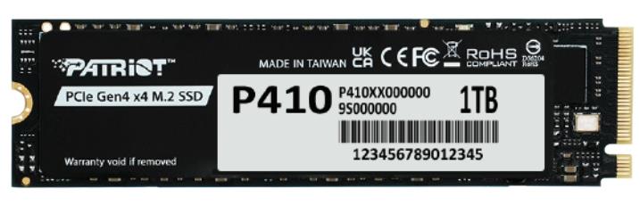 PATRIOT 320xTBW rating NVMe Yes PCI Express M.2 1000 GB P410P1TBM28H