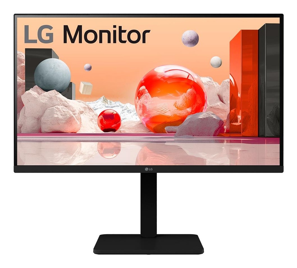 LG 27" Panel IPS 1920x1080 16:9 100Hz Matte Speakers Swivel Pivot Height adjustable Tilt Colour Black 27BA550-B