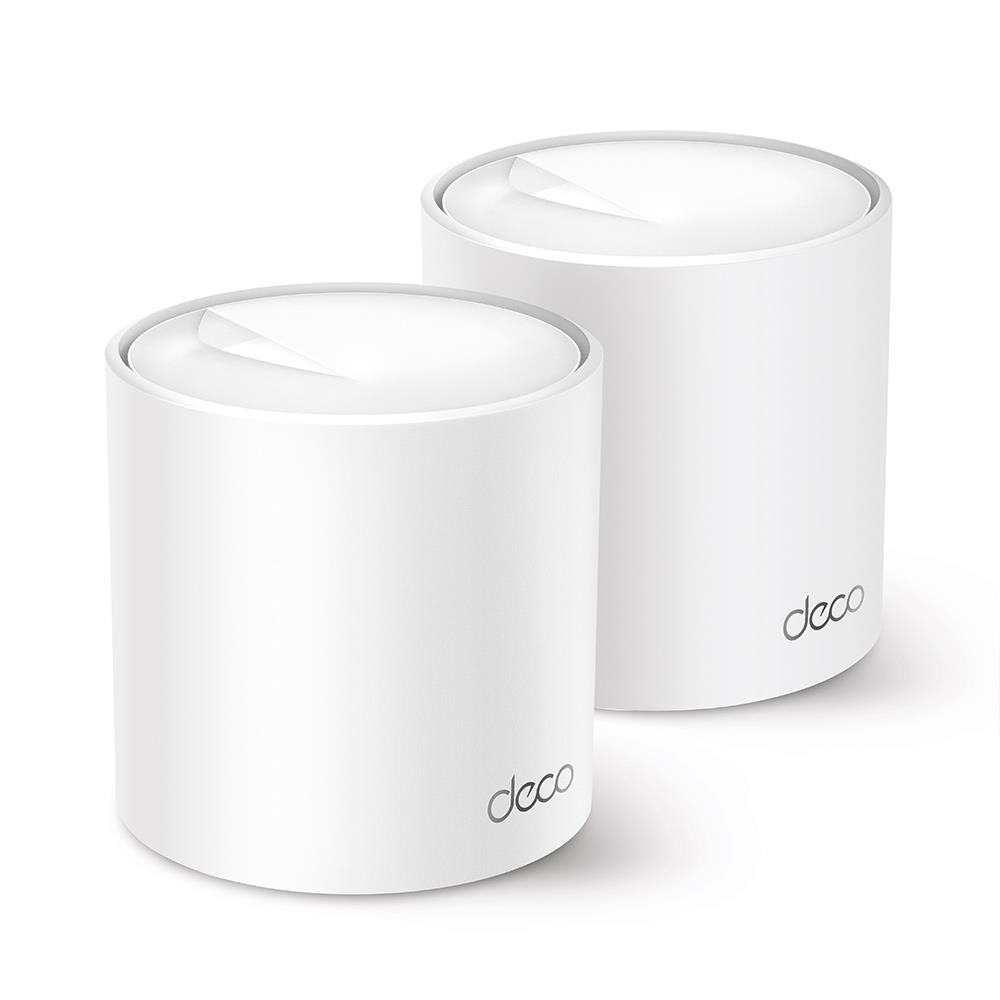 TP-LINK Wireless Router 2-pack 5400 Mbps Mesh IEEE 802.11a IEEE 802.11n IEEE 802.11ac IEEE 802.11ax 2x10/100/1000M DECOX