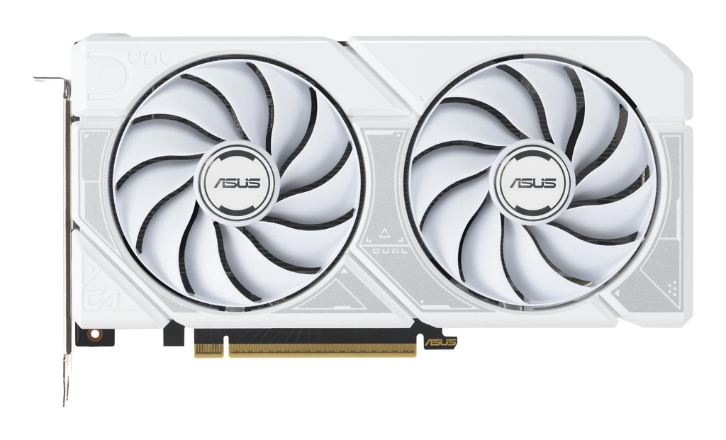 ASUS NVIDIA GeForce RTX 5060 Ti 16 GB GDDR7 128 bit PCI Express 5.0 Active DUAL-RTX5060TI-O16G-WHITE