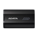 ADATA SD810 1TB USB-C Write speed 2000 MBytes/sec Read speed 2000 MBytes/sec SD810-1000G-CBK