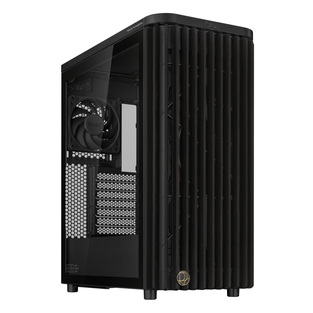 ASUS ProArt PA401 Wood Edition - Tempered Glass Panel MidiTower Case product features Transparent panel Not included ATX