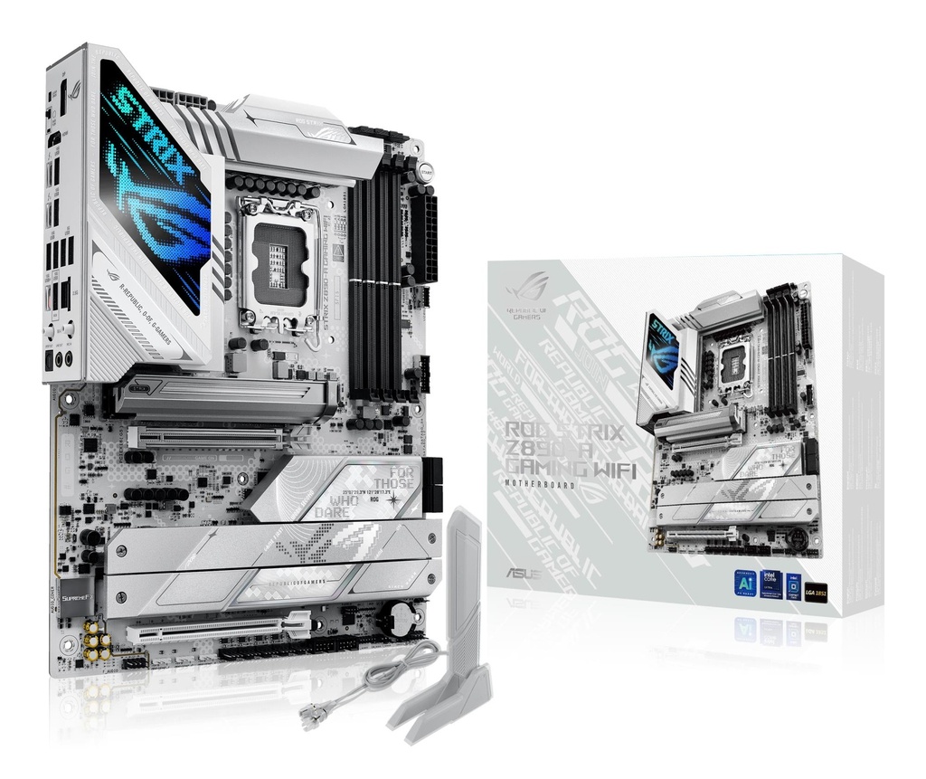 ASUS Intel Z890 LGA1851 ATX Memory DDR5 Memory slots 4 1xPCI-Express 4.0 16x 1xPCI-Express 5.0 16x 5xM.2 1xHDMI 1xDispla