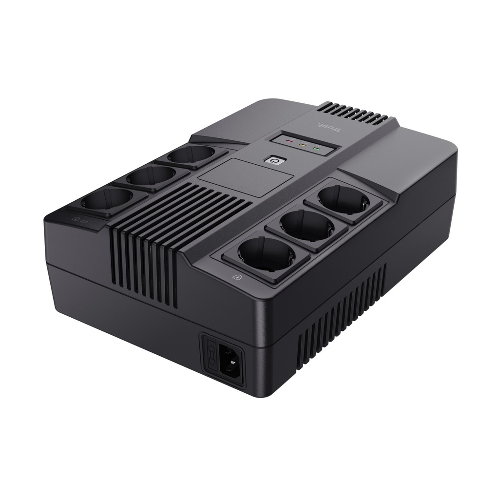 TRUST 800 VA Wave form type Simulated sinewave Desktop/pedestal 23326