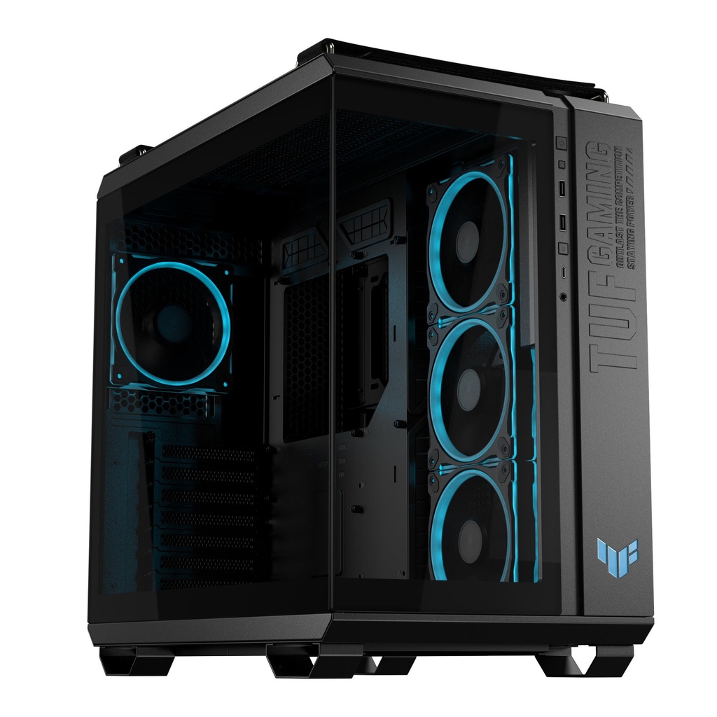 ASUS TUF Gaming GT502 Horizon MidiTower Case product features Transparent panel Not included ATX MicroATX MiniITX Colour