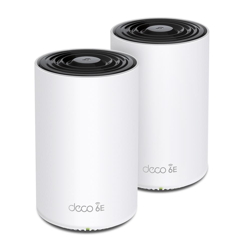 TP-LINK Wireless Access Point / Router 2-pack 5400 Mbps Mesh Wi-Fi 6e 2x10/100/1000M 1x2.5GbE LAN \ WAN ports 3 Number o