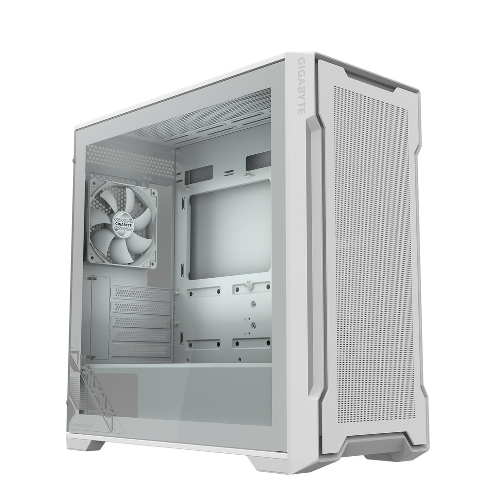 GIGABYTE GB-C102GI MidiTower Case product features Transparent panel Not included MicroATX MiniITX Colour White C102GI
