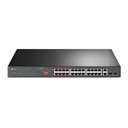 TP-LINK TL-SL1226P Desktop/pedestal 24x10Base-T / 100Base-TX 2x10Base-T / 100Base-TX / 1000Base-T PoE+ ports 24 TL-SL122