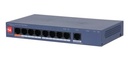 DAHUA CS4009-8ET1GT-60 Switch type Managed Switch layer L2 9xRJ-45 ports RJ-45 Ports Type Gigabit Ethernet (10/100/1000)