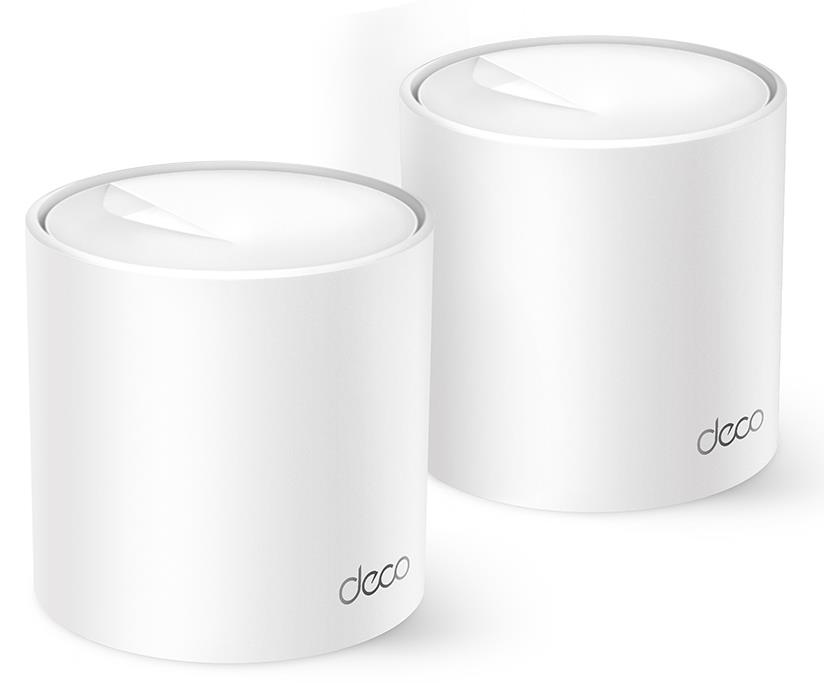 TP-LINK Wireless Router 1500 Mbps Mesh Wi-Fi 6 1x10/100/1000M 1x2.5GbE DHCP DECOX10(2-PACK)