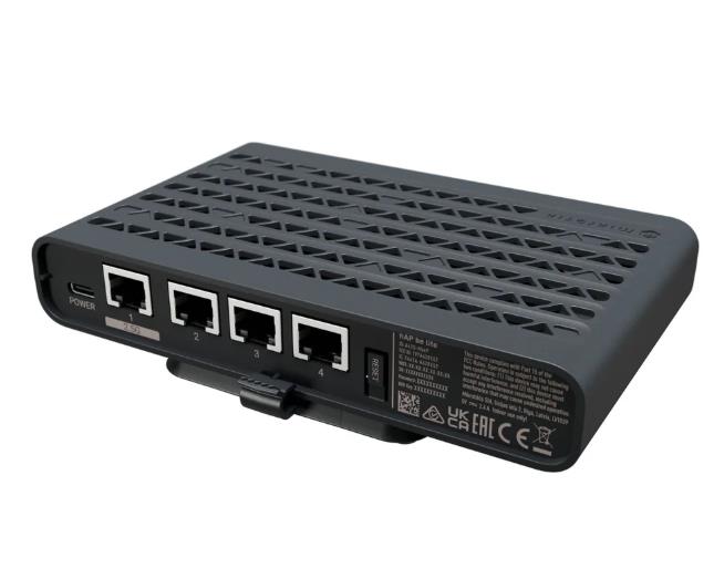 MIKROTIK Mikrotic hAP be lite (A42G-HBEP) Wi-Fi 7 (802.11be) Ethernet LAN Yes 4xLAN ports USB port Yes A42G-HBEP