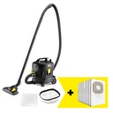 KARCHER Input power 850 W Dust capacity 11 L Drum vacuum Cleaning type Dry Dust container Dust bag Colour Black 1.527-22