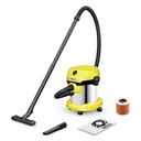 KARCHER Suction power 220 AW Input power 1000 W Dust capacity 15 L Drum vacuum Cleaning type Dry&wet Dust container Dust