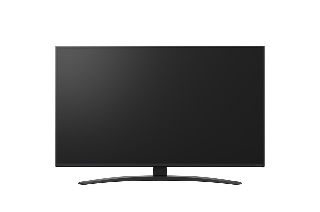 LG 43" 4K/Smart 3840x2160 Wireless LAN Bluetooth webOS Black 43NANO81A3A