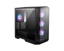 MSI MidiTower Case product features Transparent panel Not included MicroATX Colour Black MAGPANOM100RPZ