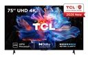 TCL 75 " 4K Ultra HD 3840 x 2160 pixels Flat 16:9 DLED 75V6C