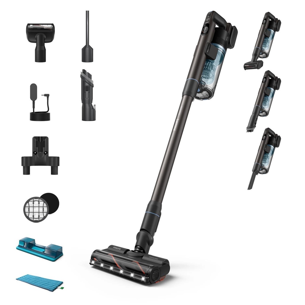 PHILIPS Dry&wet 2-in-1 stick vacuum Blue Bagless Battery 1.7 kg XC7163/01