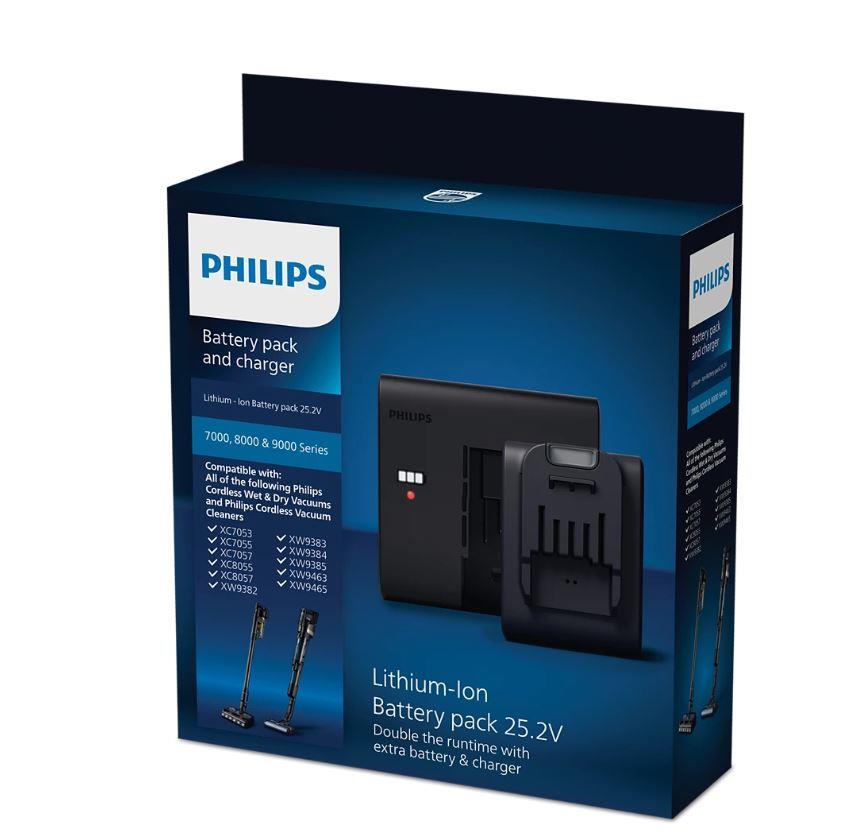 PHILIPS Battery and charger Model XV1797/01 Black For  XC6552, XC6553, XC6557, XC7053, XC7055, XC7057, XC8053, XC8054, X