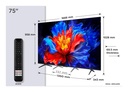 TCL 75 " 4K Ultra HD 3840 x 2160 pixels Flat 16:9 QLED 75P8K