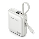 POWER BANK USB 10000MAH 35W/MINI BEIGE FHEN0 VENTION