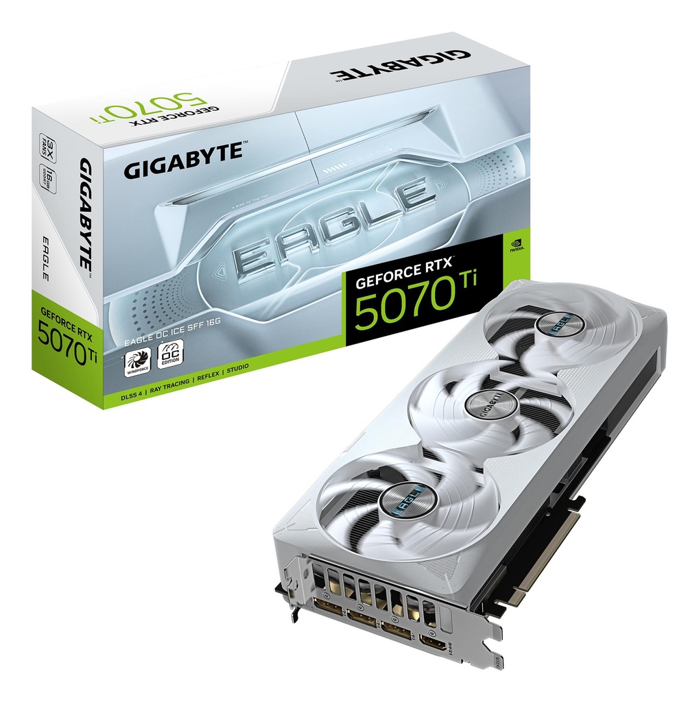 GIGABYTE NVIDIA GeForce RTX 5070 Ti 2542 MHz 16 GB GDDR7 256 bit PCI Express x16 5.0 Active N507TEAGLEOCICE-16GD1.0