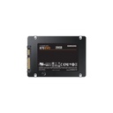 SAMSUNG 870 EVO 250GB SATA MLC Write speed 530 MBytes/sec Read speed 560 MBytes/sec 2,5" TBW 150 TB MTBF 1500000 hours M
