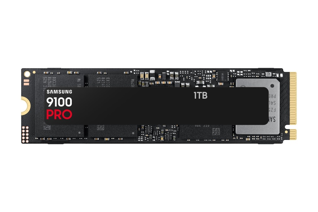 SAMSUNG 9100 PRO 1TB M.2 PCIe Gen5 NVMe TLC Write speed 13300 MBytes/sec Read speed 14700 MBytes/sec 2.38mm TBW 600 TB M