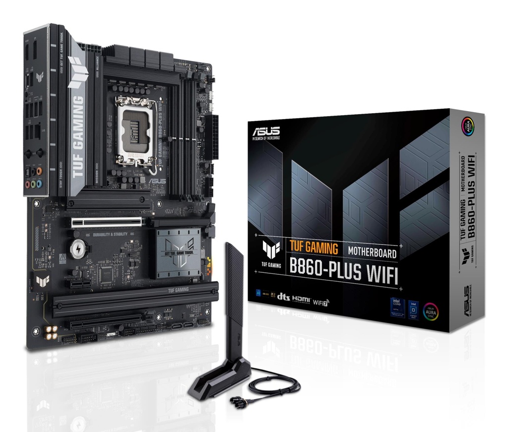 ASUS Intel B860 Express LGA1851 ATX Memory DDR5 Memory slots 4 1xPCI-Express 4.0 1x 1xPCI-Express 4.0 16x 1xPCI-Express 