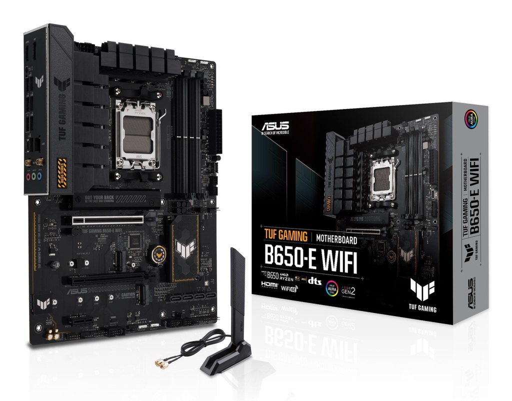 ASUS AMD B650 SAM5 ATX Memory DDR5 Memory slots 4 1xPCI-Express 3.0 1x 2xPCI-Express 3.0 16x 1xPCI-Express 4.0 16x 3xM.2