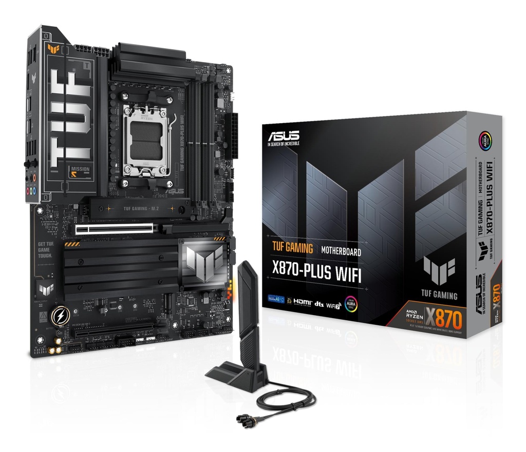 ASUS AMD X870 SAM5 ATX Memory DDR5 Memory slots 4 2xPCI-Express 4.0 16x 1xPCI-Express 5.0 16x 4xM.2 1xHDMI 1xUSB 2.0 7xU