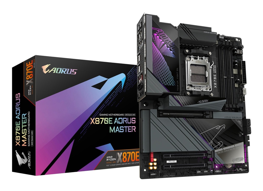 GIGABYTE AMD X870E SAM5 ATX Memory DDR5 Memory slots 4 1xPCI-Express 3.0 4x 1xPCI-Express 4.0 4x 1xPCI-Express 5.0 16x 4