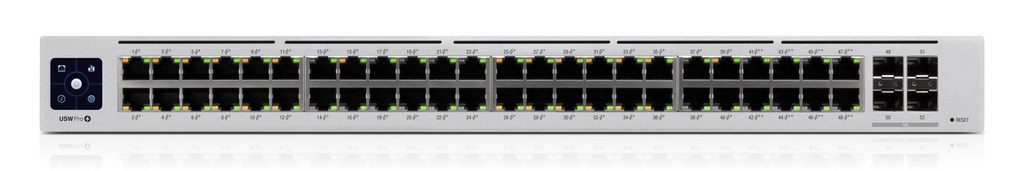 UBIQUITI USW-PRO-48-POE Type L3 Rack 48x10Base-T / 100Base-TX / 1000Base-T 4xSFP PoE+ ports 48 600 Watts USW-PRO-48-POE