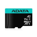 MEMORY MICRO SDXC 128GB W/AD./AUSDX128GUI3V30SA2-RA1 ADATA