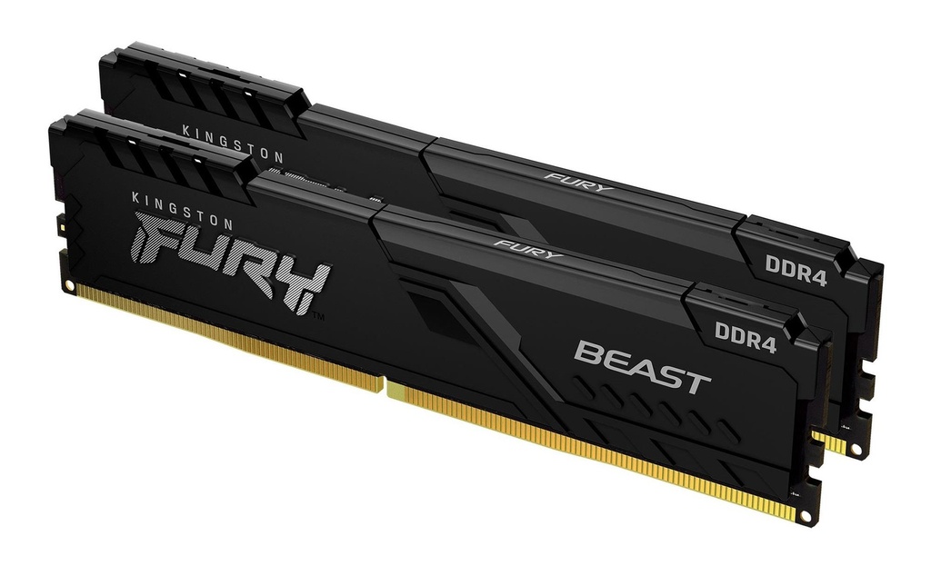 MEMORY DIMM 16GB PC25600 DDR4/KIT2 KF432C16BBK2/16 KINGSTON