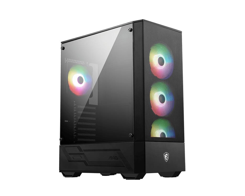 MSI MAG FORGE 112R MidiTower Not included ATX MicroATX MiniITX Colour Black MAGFORGE112R