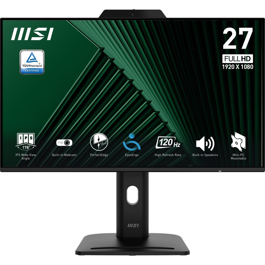 MSI PRO MP272PMG 27" Business Panel IPS 1920x1080 16:9 120 Hz Speakers PROMP272PMG