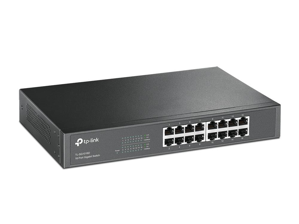 TP-LINK 16x10Base-T / 100Base-TX / 1000Base-T TL-SG1016D