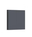 SMART HOME WIRED SWITCH DOUBLE/GREY WS-EUK02-G AQARA