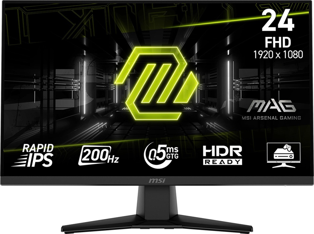 MSI 23.8 " 1920 x 1080 pixels Full HD Native aspect ratio 16:9 LCD Flat MAG242F